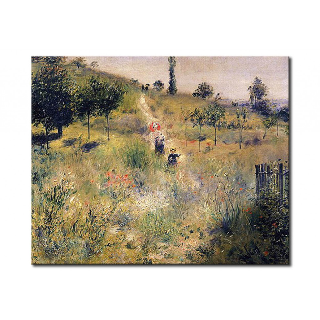 Schilderij  Pierre-Auguste Renoir: The Path Through The Long Grass