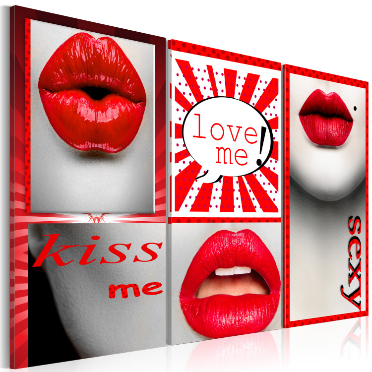 Wandbild Kiss me! Love me! 55699 additionalImage 2