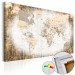 Ozdobna tablica korkowa Enklawa świata [Mapa korkowa] 92199