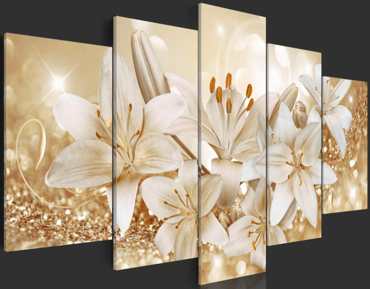 Acrylic Print Golden Bouquet [Glass] 92499 additionalImage 6